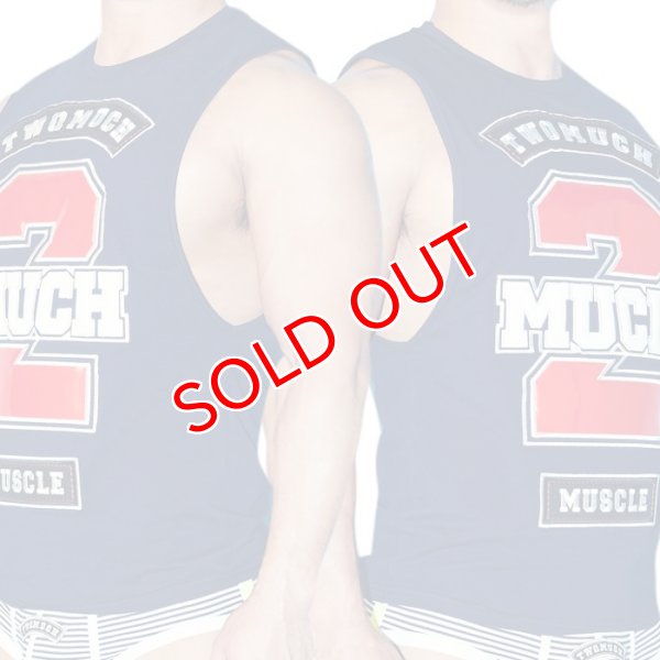 画像4: 【ツーマッチ】おしゃれな タンクトップ メンズ スポーツ ジムウェア FIRE TOP (4)