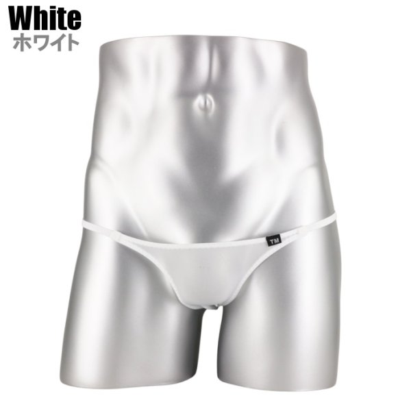 画像13: U.M. メッシュ シースルー生地 メンズビキニ ウルトラローライズ ハーフバック 極小ビキニ Under Moon/アンダームーン (13)