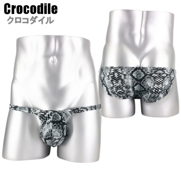 画像4: U.M. メンズビキニ ローライズ極小ビキニ エロパン セクシー アニマル柄 ヒョウ柄 Under Moon/アンダームーン (4)