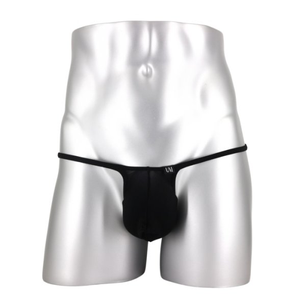 画像6: U.M.シースルー生地 ハーフバック Under Moon/アンダームーン ギャザー  メンズ極小ビキニ (6)