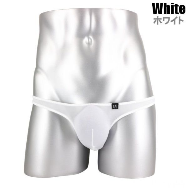 画像15: U.M. メッシュ シースルー生地 メンズビキニ Under Moon/アンダームーン ウルトラローライズ ギャザー 極小ビキニ (15)