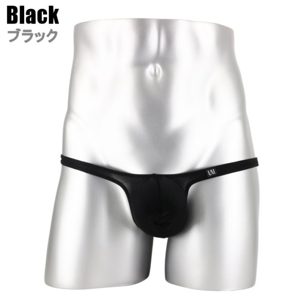 画像4: U.M. メッシュ シースルー生地 メンズビキニ ハーフバック 極小ビキニ Under Moon/アンダームーン (4)