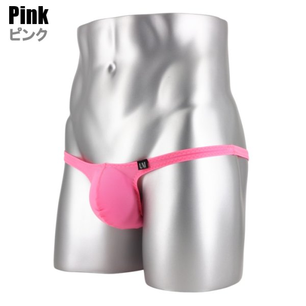 画像12: U.M. メッシュ シースルー生地 メンズビキニ ハーフバック 極小ビキニ Under Moon/アンダームーン (12)