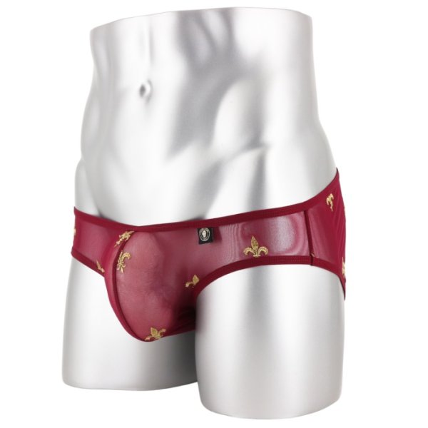 画像6: L'Homme Invisible【ロームアンヴィジーブル】 Charlemagne Red ビキニブリーフ (6)