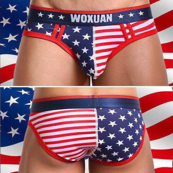画像6: 【ウォーシャン】メンズUSA アメリカ国旗 ビキニブリーフ (6)