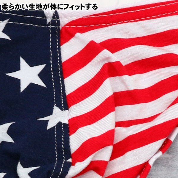 画像7: 【ウォーシャン】メンズUSA アメリカ国旗 ビキニ (7)