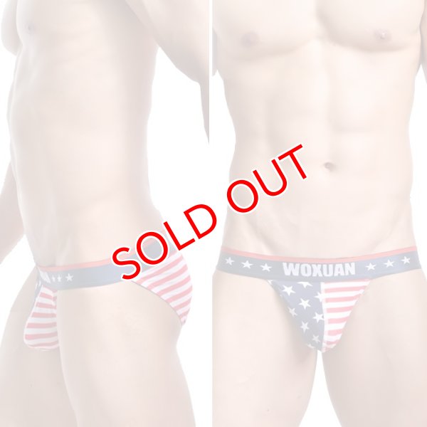 画像2: 【ウォーシャン】メンズビキニ USA アメリカ国旗スポーツブリーフ (2)