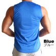 画像3: メンズタンクトップ ノースリーブ スポーツ 筋トレ カジュアルウェア ルームウェア ウエイトトレーニング (3)